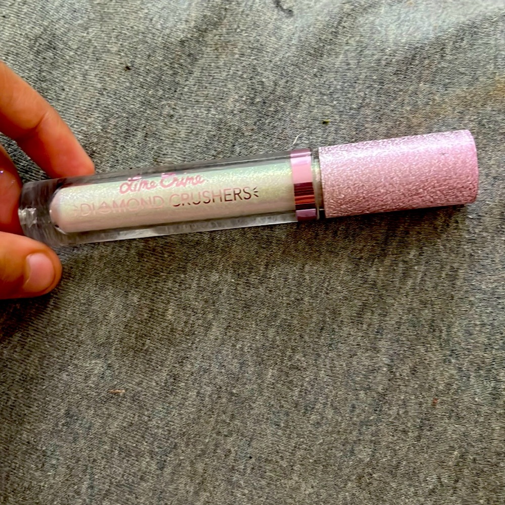 Lime crime diamond crushers lip topper in shade pink pearl